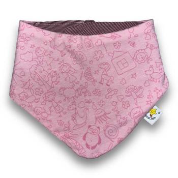 Wende Halstuch spielende Kinder rosa
